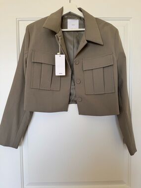 Mango cropped jacket